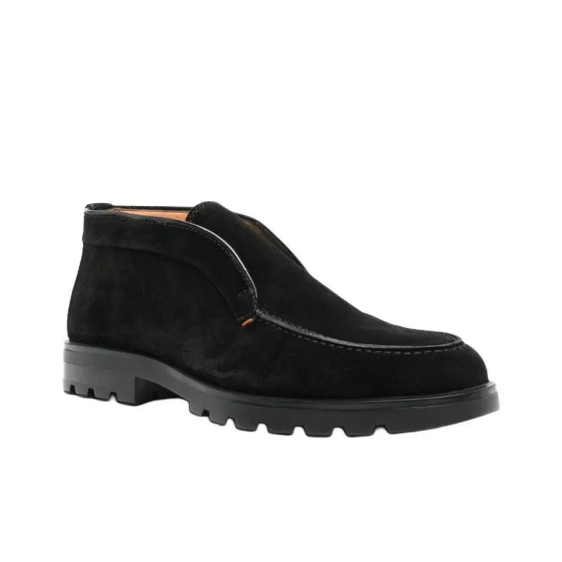 Santoni Detroit Rock Almond Toe Boots-2