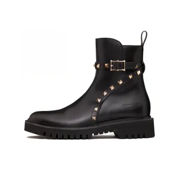Valentino Garavani Rockstud 40mm Leather Ankle Boots