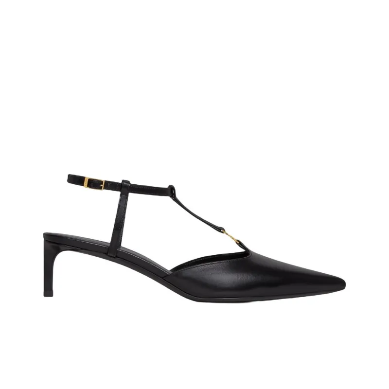 CELINE Slim Heel High Heels Women's Black-1