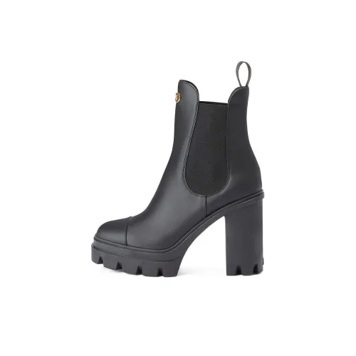 Giuseppe Zanotti Tonix 110mm Logo plaque Platform Leather Boots Women's