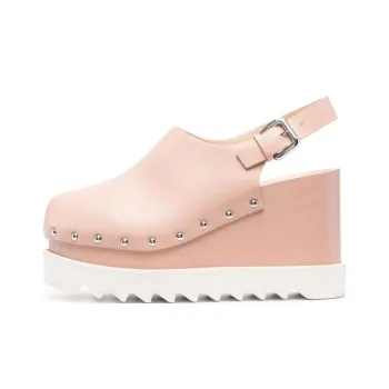 Stella McCartney Elyse Wedge Heel Casual Single Shoes Women's Pink