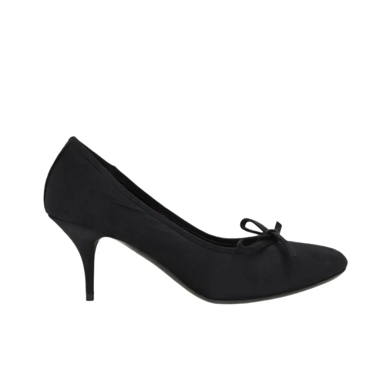 Balenciaga Leopold Slim Heel High Heels 7cm Women's Black-1