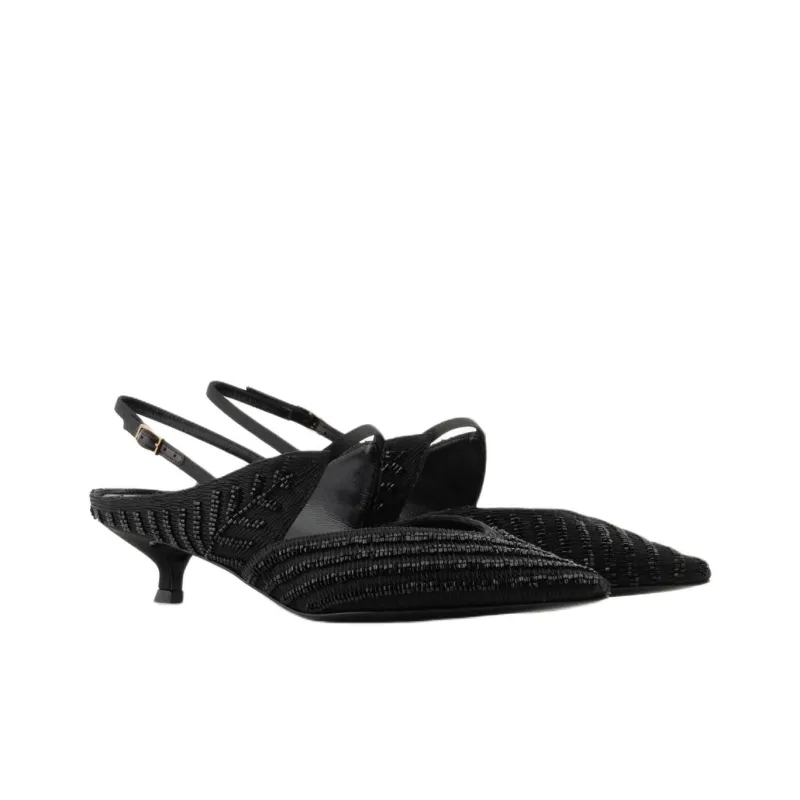 GIORGIO ARMANI 35mm Bead-embellished Pumps-2