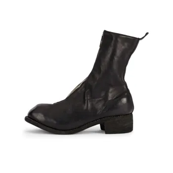 GUIDI PL2 Crew Ankle Boots Women's Black
