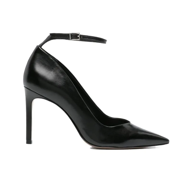Schutz Slim Heel High Heels Women's Black-1