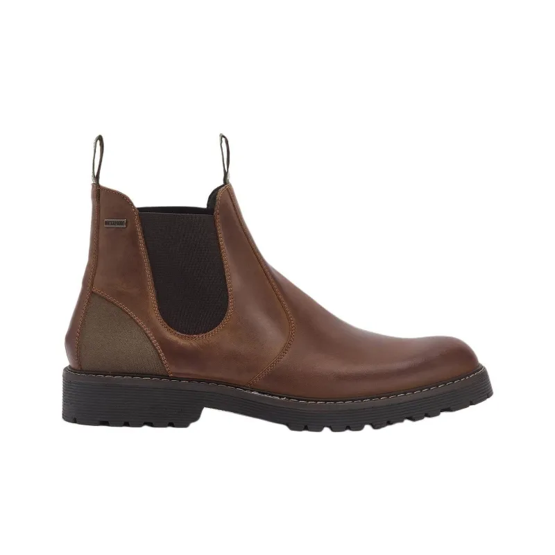 BARBOUR Short Chelsea Boots 3.5cm Men's Brown-1