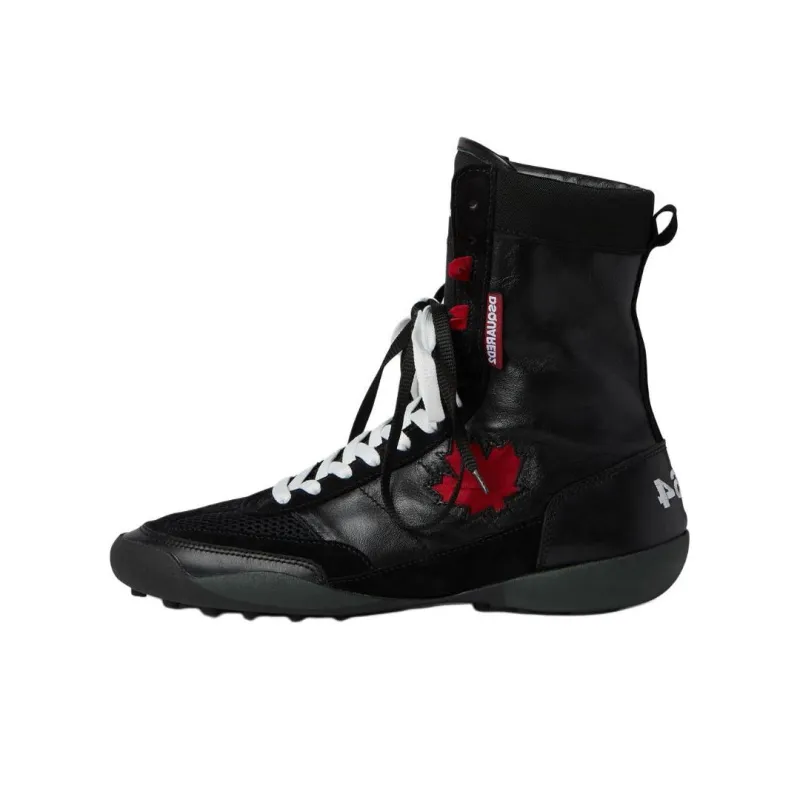 DSQUARED 2 Boxeur Ankle Boots Men's Black-0