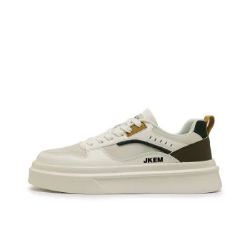 JKEM Slip Resistant Cushioning Abrasion Resistant Low Top Skateboard Shoes Men's