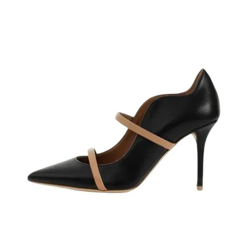 Malone Souliers Slim Heel High Heels Women's Black