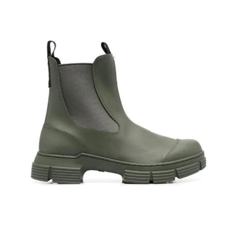 GANNI Rubber Chelsea Boots-1