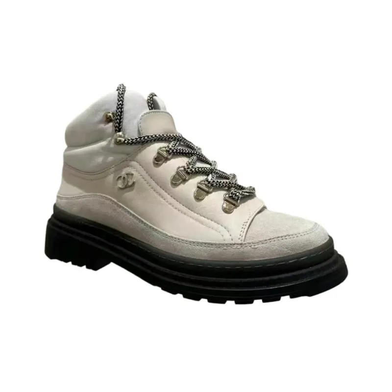 CHANEL Martin Boot Women's White-1