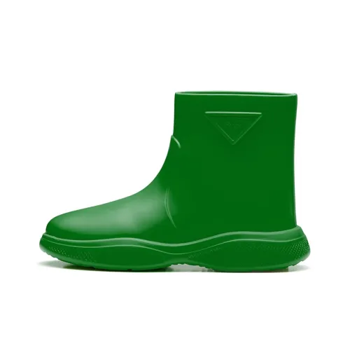 PRADA Ankle Boots Women's Apple Green