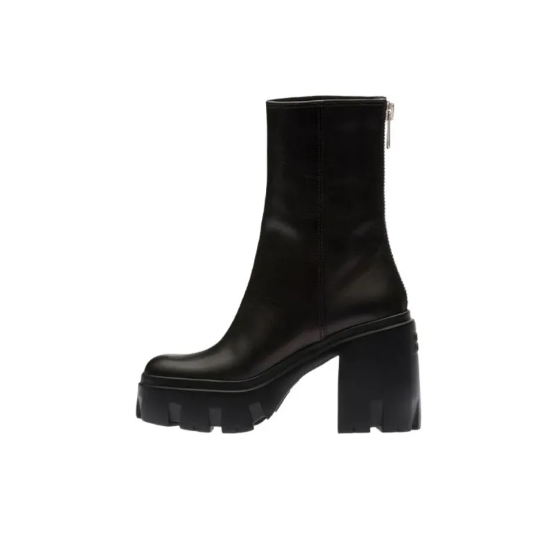 MIU MIU Platform Leather Boots-0