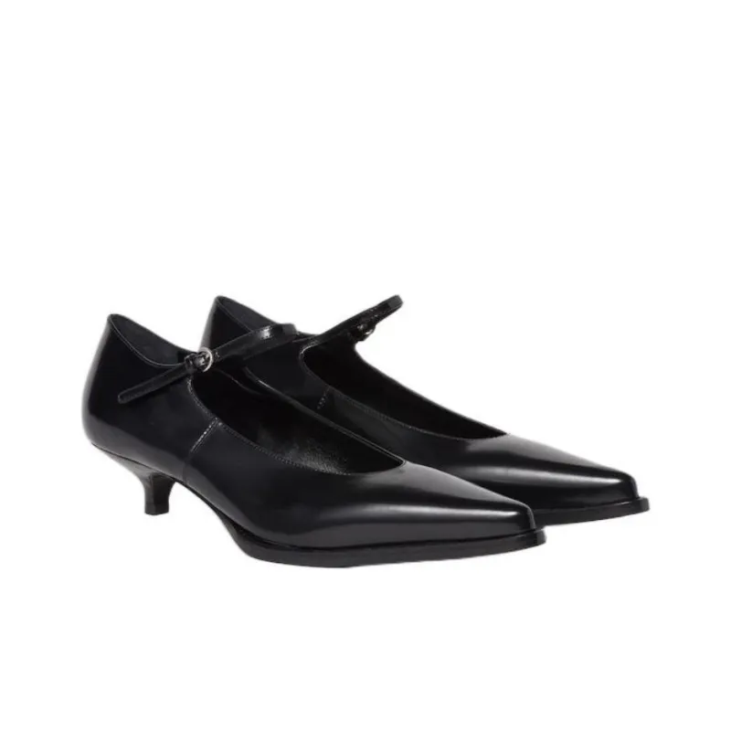 MIU MIU Slim Heel High Heels 3.5cm Women's Black-2