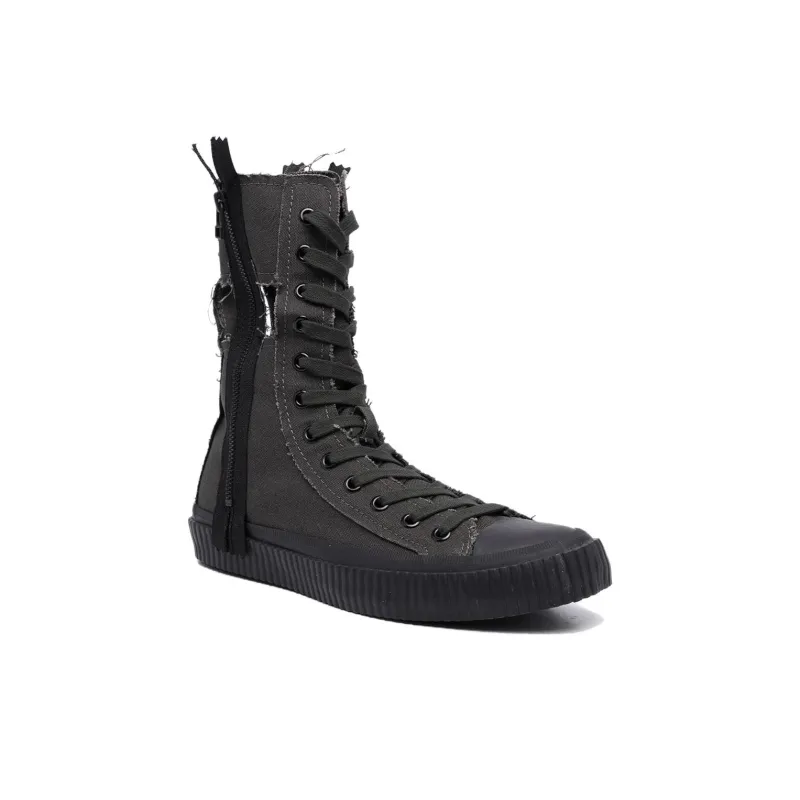 Yohji Yamamoto Ankle Boots Men's Dark Gray-2