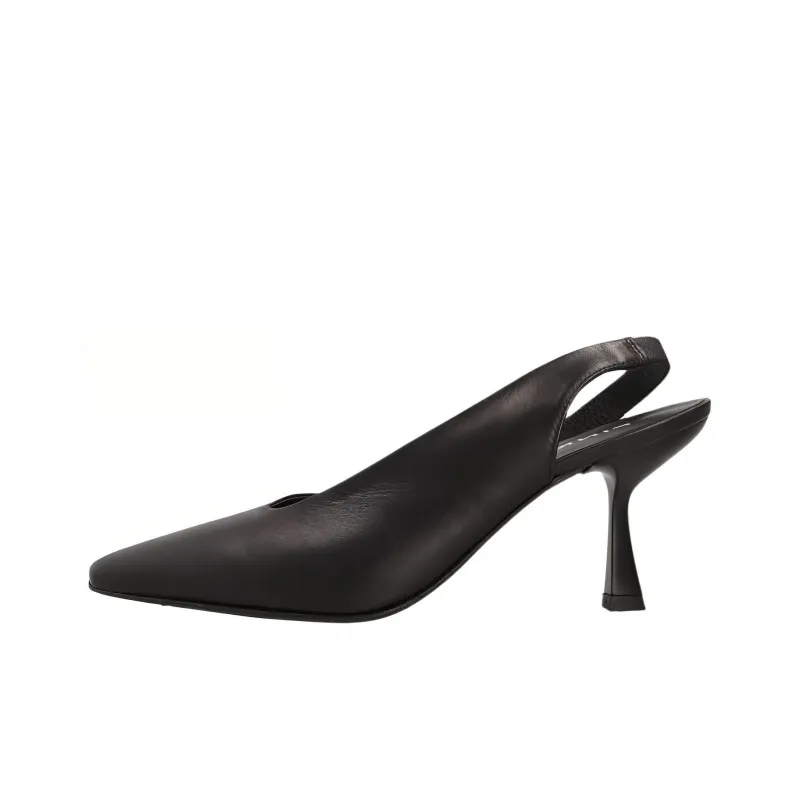 PINKO Slim Heel High Heels 7cm Women's Black-0
