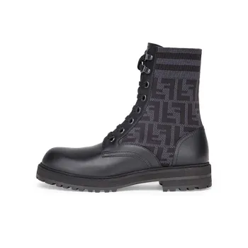 FENDI Short Martin Boot Men's Black