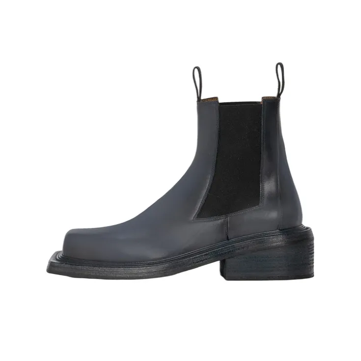 Marsèll Cassettino Short Chelsea Boots Men's Dark Blue-0