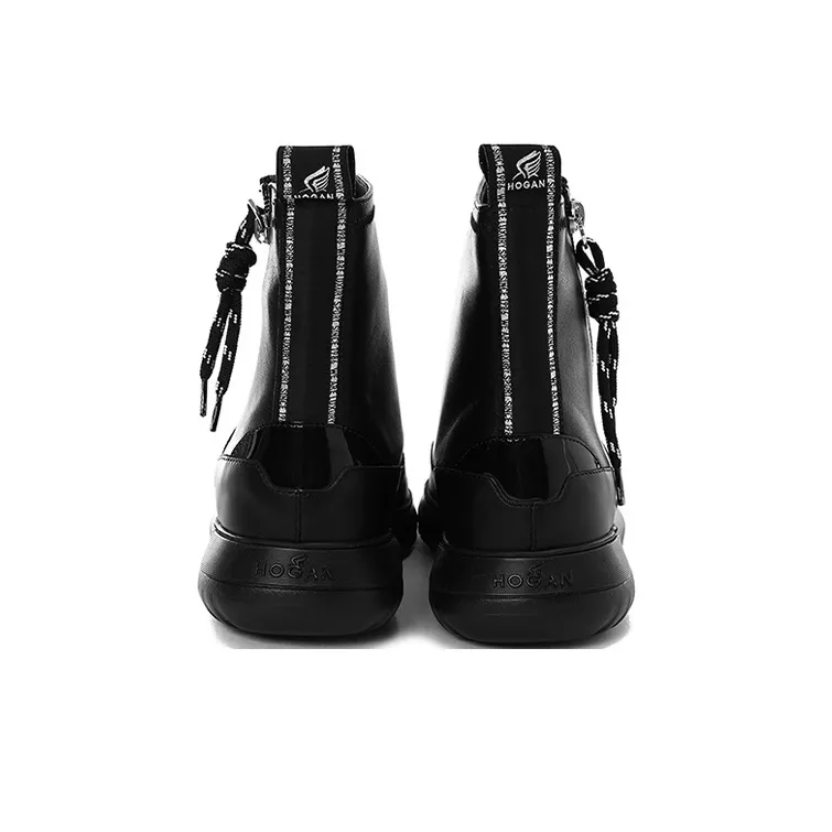 HOGAN ICUBE Ankle Boots Women's Black-3
