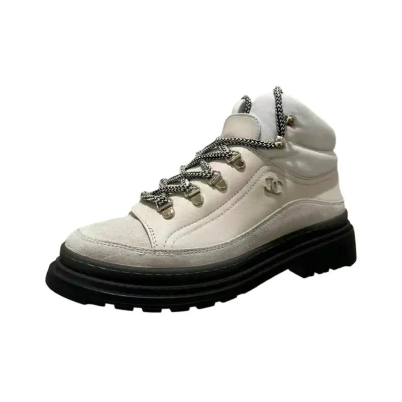 CHANEL Martin Boot Women's White-0