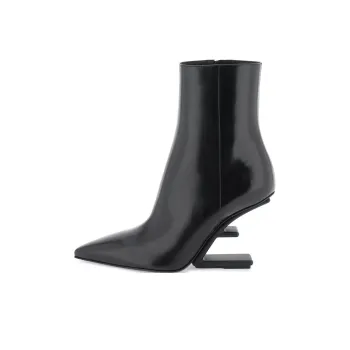 FENDI First F-Shaped Heel Ankle Boots Women's