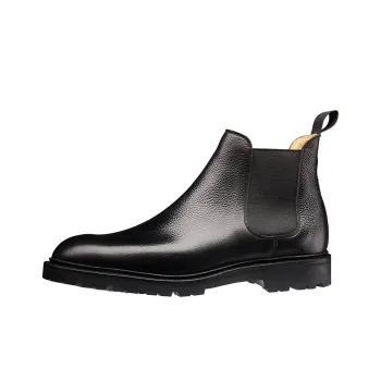 CROCKETT & JONES Short Chelsea Boots Men's Black