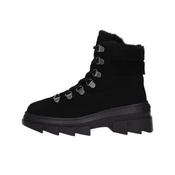 stuart weitzman Noho Hiker Shearling-lined Boots