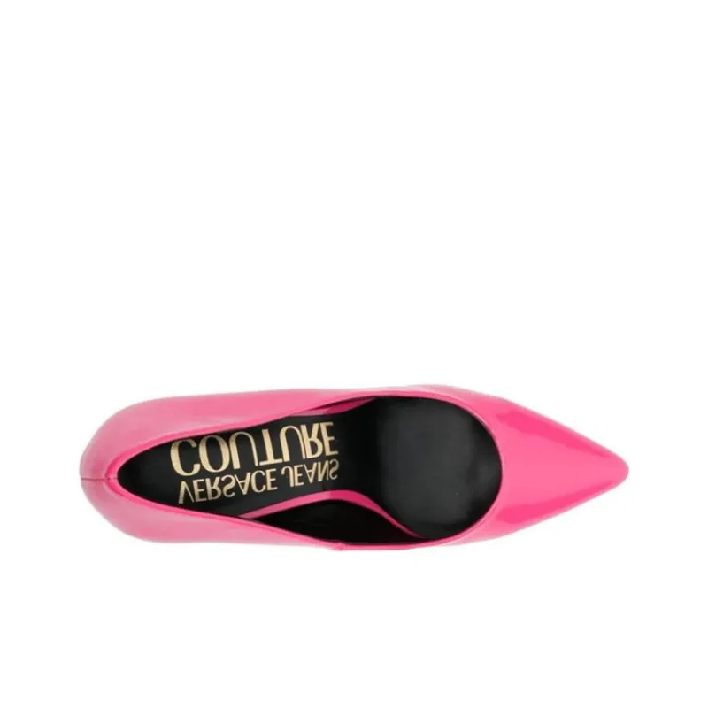VERSACE JEANS Couture 90mm Faux-leather Pumps-3
