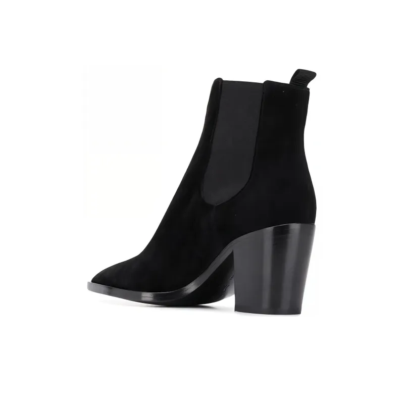 GIANVITO ROSSI Romney Crew Chelsea Boots Women's Black-3