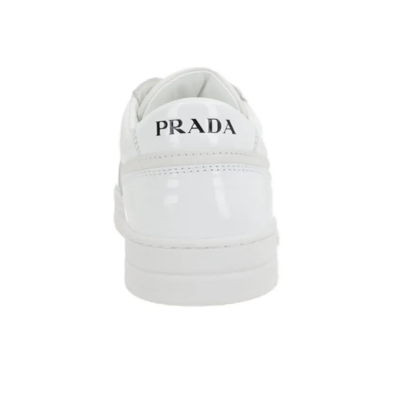PRADA Downtown Low Top Skateboard Shoes Women's White-3