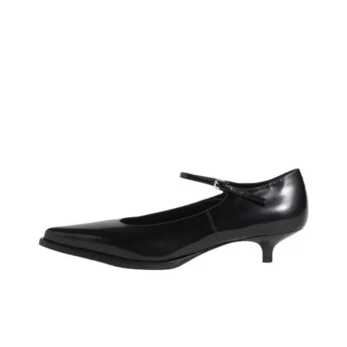 MIU MIU Slim Heel High Heels 3.5cm Women's Black