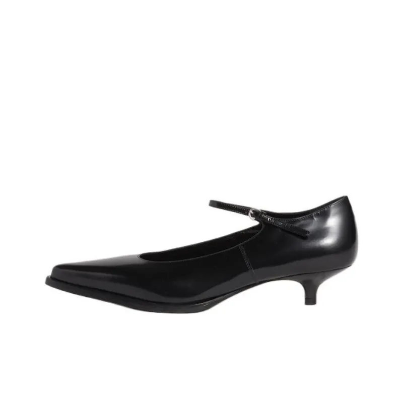 MIU MIU Slim Heel High Heels 3.5cm Women's Black-0