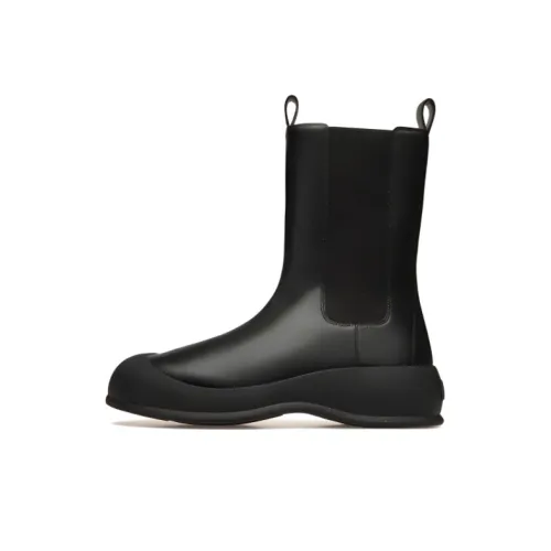 BALLY Short Chelsea Boots Men's Black