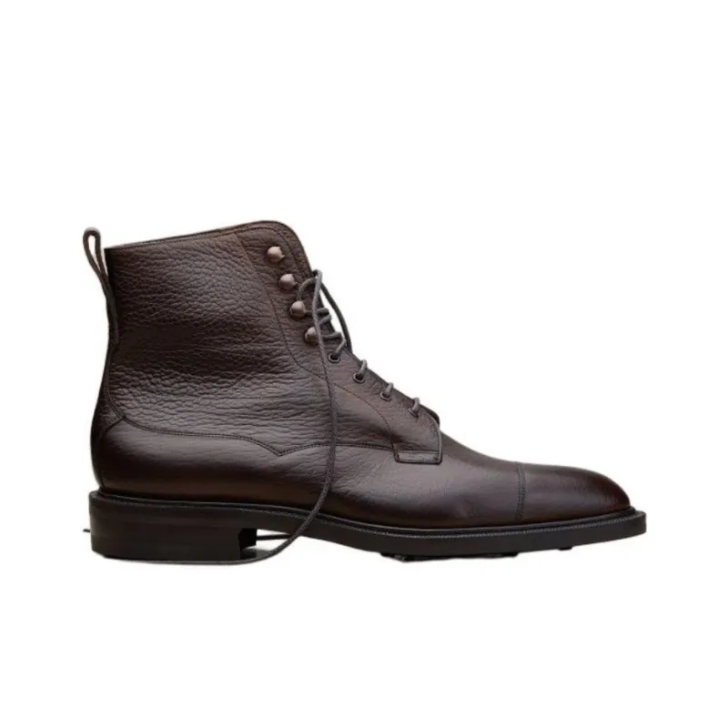 Edward Green Galway Ankle Boots Men's Dark Brown-1