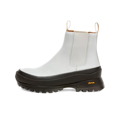 JIL SANDER Chelsea Boots Women's White Black