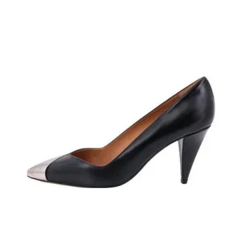 ISABEL MARANT Palda 85mm Metal-toecap Leather Pumps