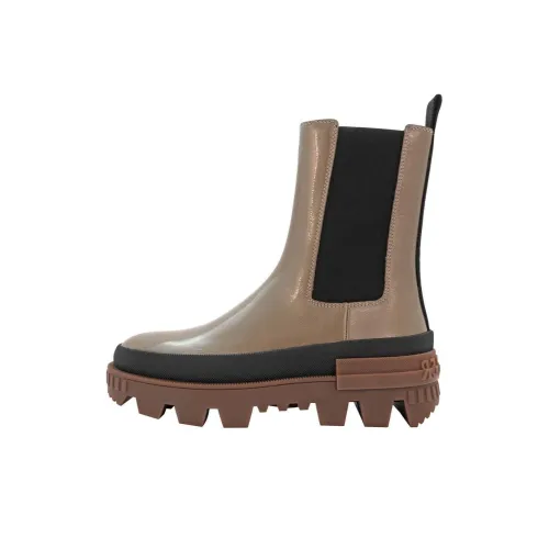 Moncler Elasticated panels Leather Boots