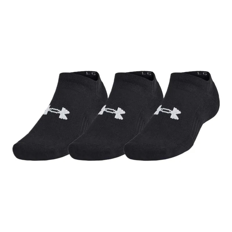 Under Armour Raining Ankle Socks Unisex 3 Pack Black-0