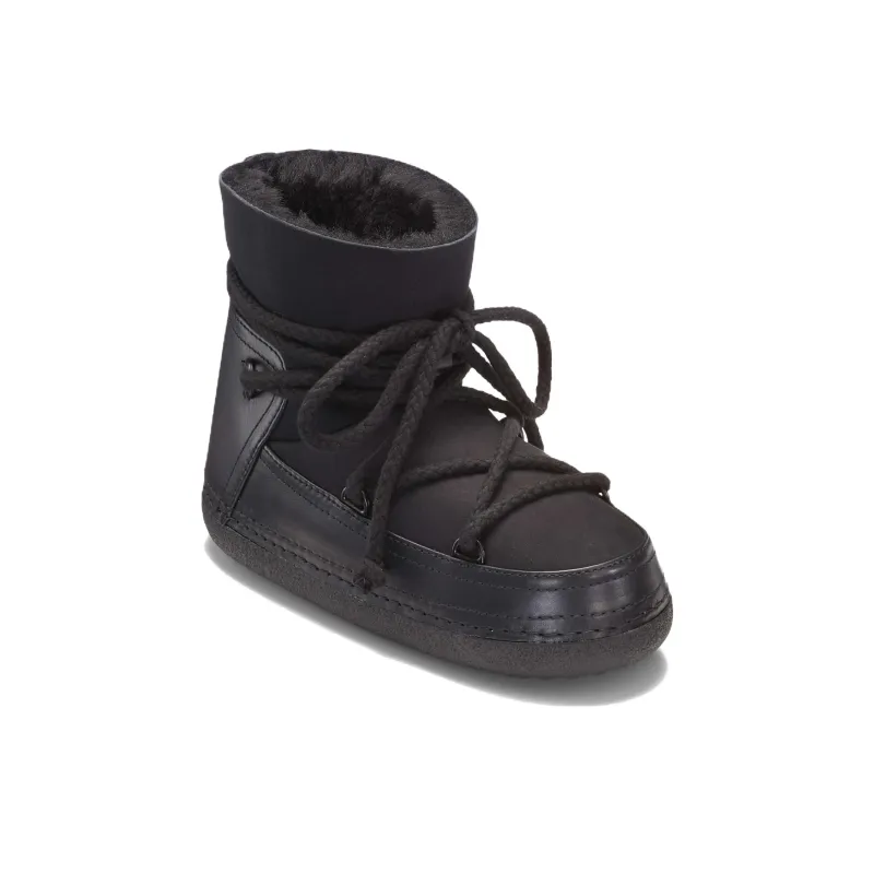 Inuikii Short Snow Boots Women's Black-2