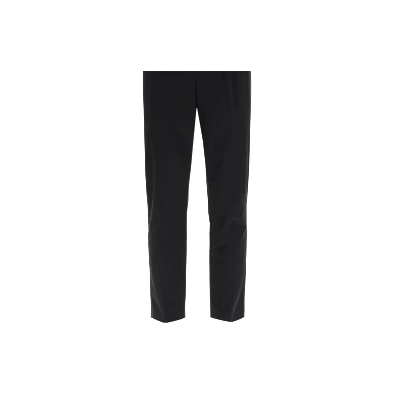 Zzegna Casual Pants Men Black-5