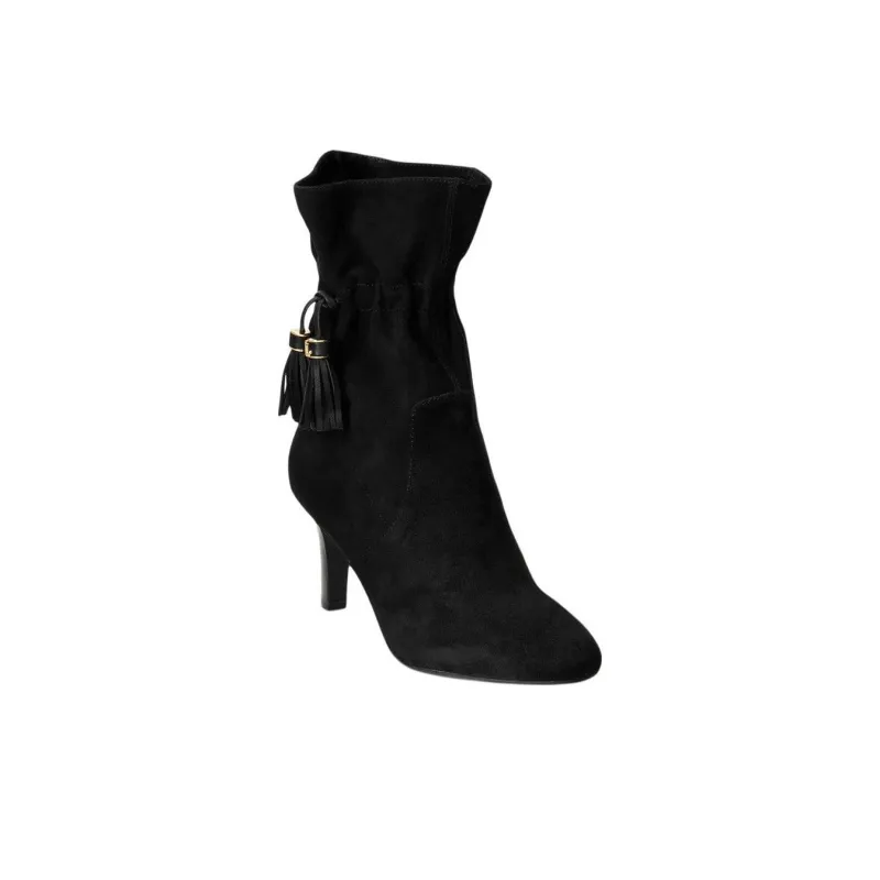 Polo Ralph Lauren Candace Ankle Boots 7cm Women's Black-2