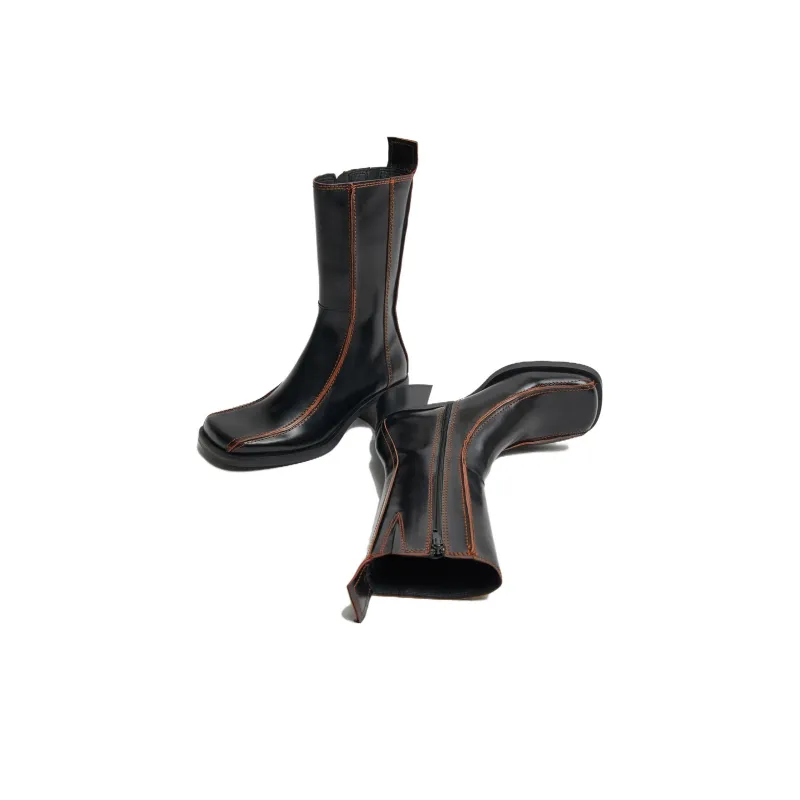 MIISTA Ankle Boots 6cm Women's Black-2