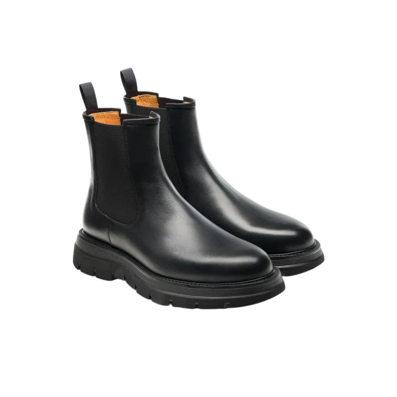 Magnanni Xavier Short Chelsea Boots Men's Black-2