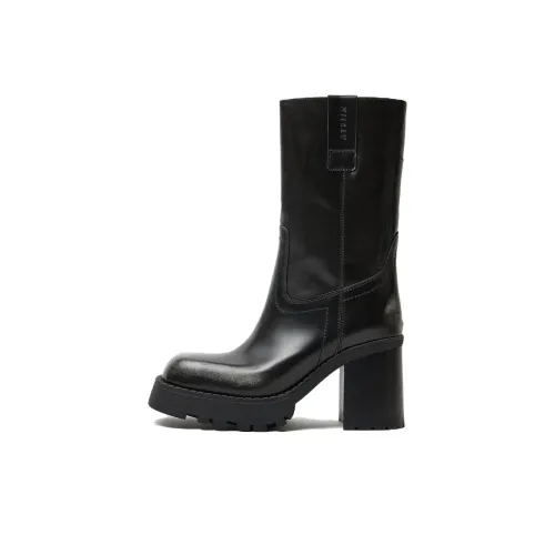 MIISTA Ankle Boots 10cm Women's Black