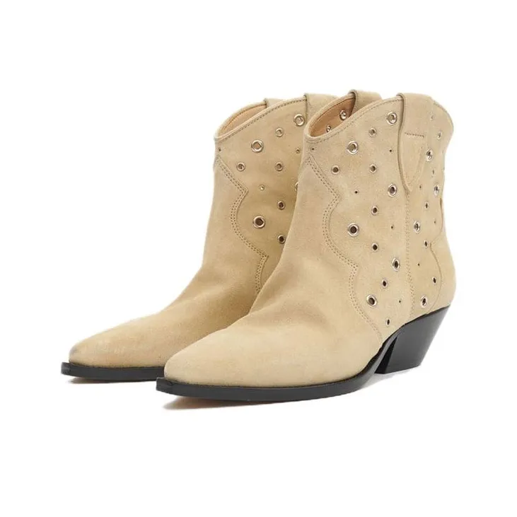 ISABEL MARANT Dewina 40mm Suede Ankle Boot-2