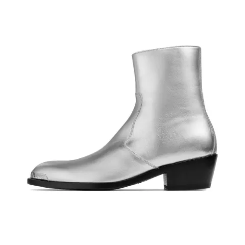 Jimmy Choo Ankle Boots 5.5cm Men's Silver
