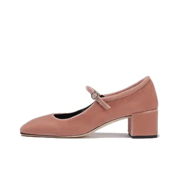 Aeyde Aline Chunky Heel High Heels 4.5cm Women's Pink
