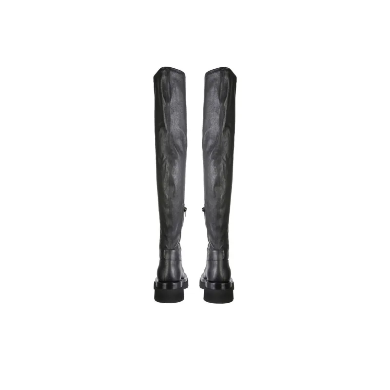 Bottega Veneta BV Knee high Boots Women's Black-4
