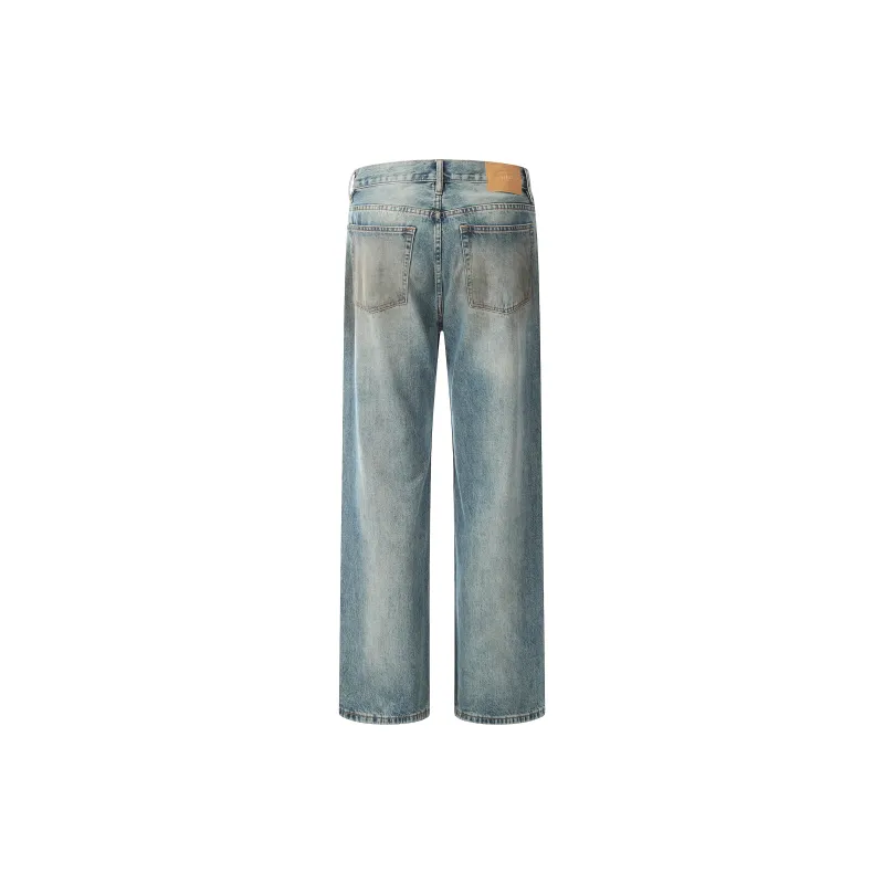 GBXM Jeans Unisex Dirty Vintage Blue-1