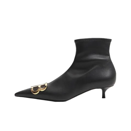 Balenciaga Knife Ankle Boots Women's Black